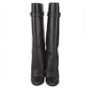 Black Givenchy shark boots